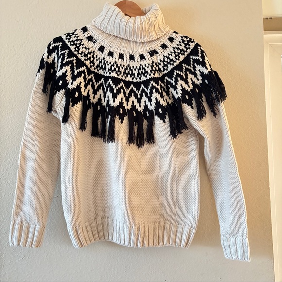 Lovestitch Fair Isle Tassel Sweater Tassel size smalll - Picture 3 of 6